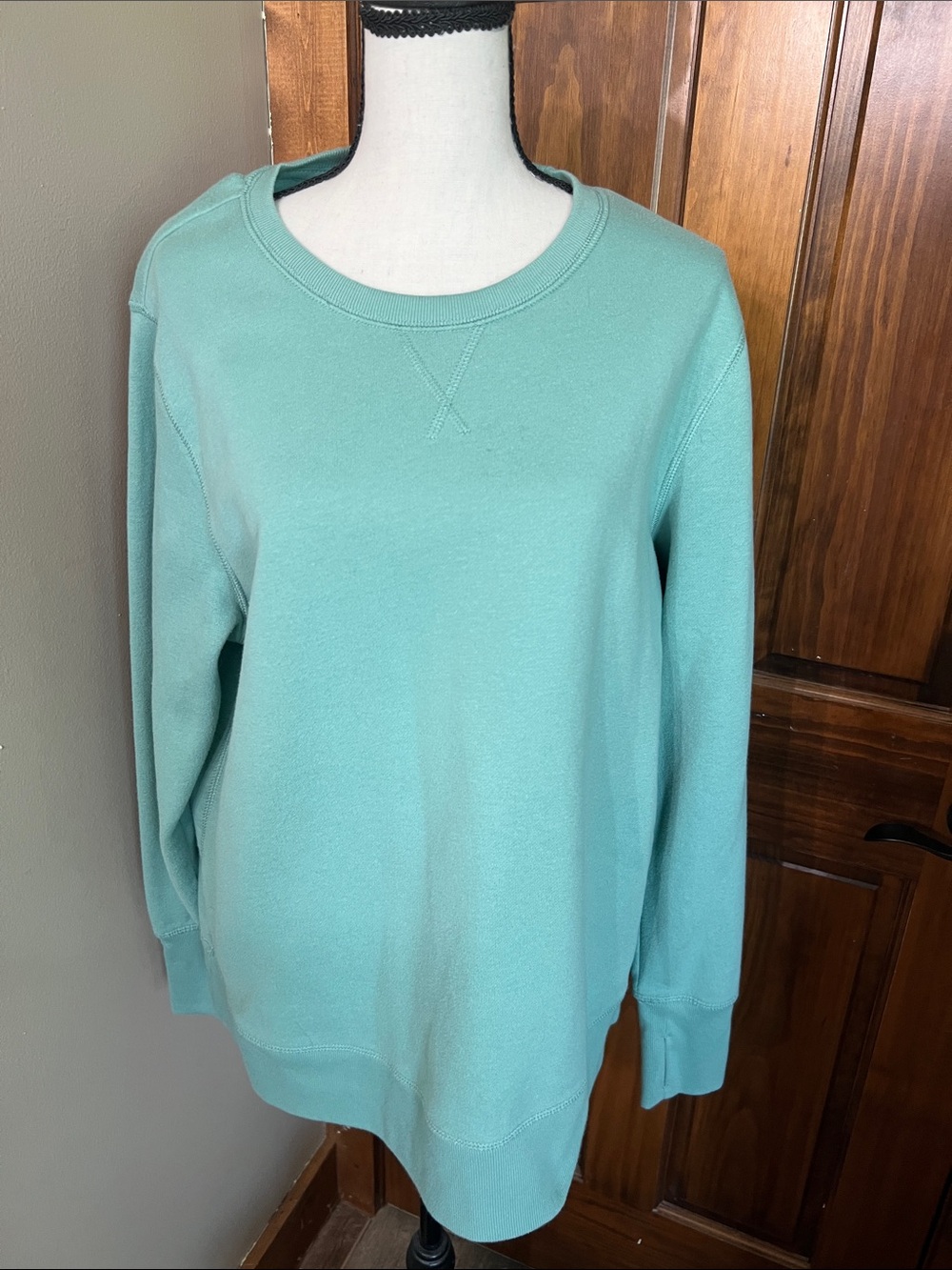 tek gear Seafoam Green Crewneck Sweater